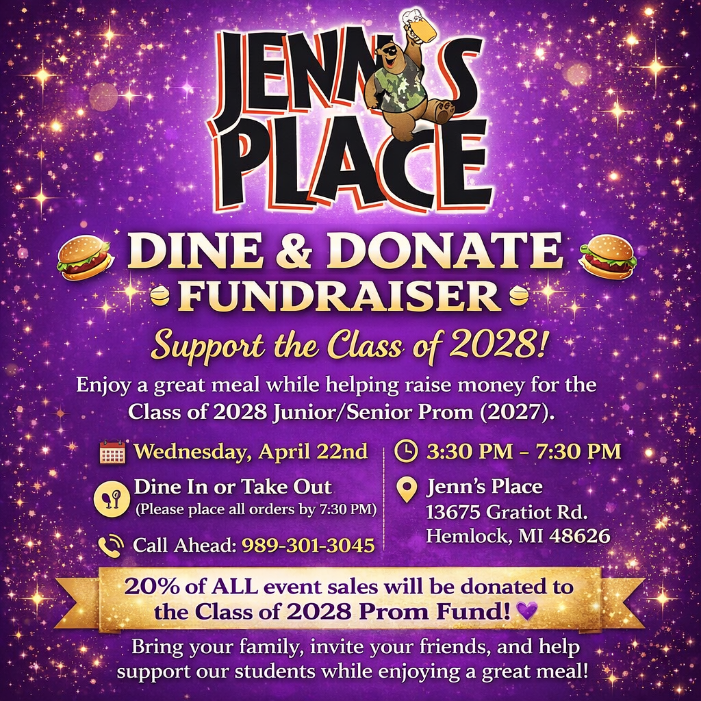 Dine & Donate Fundraiser Flier