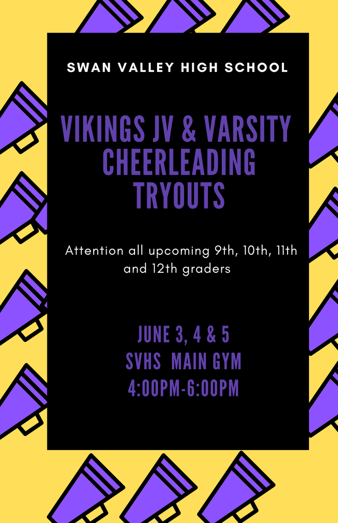 Sideline Cheer Tryout Flyer