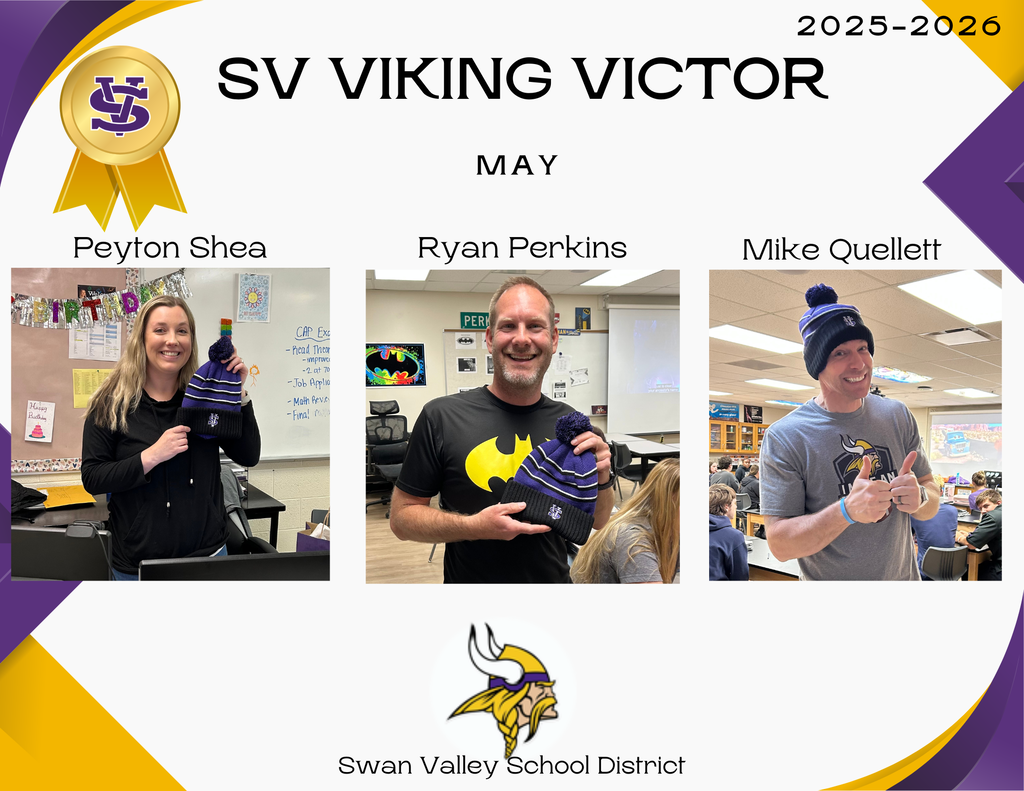 MAY Viking Victor Winners