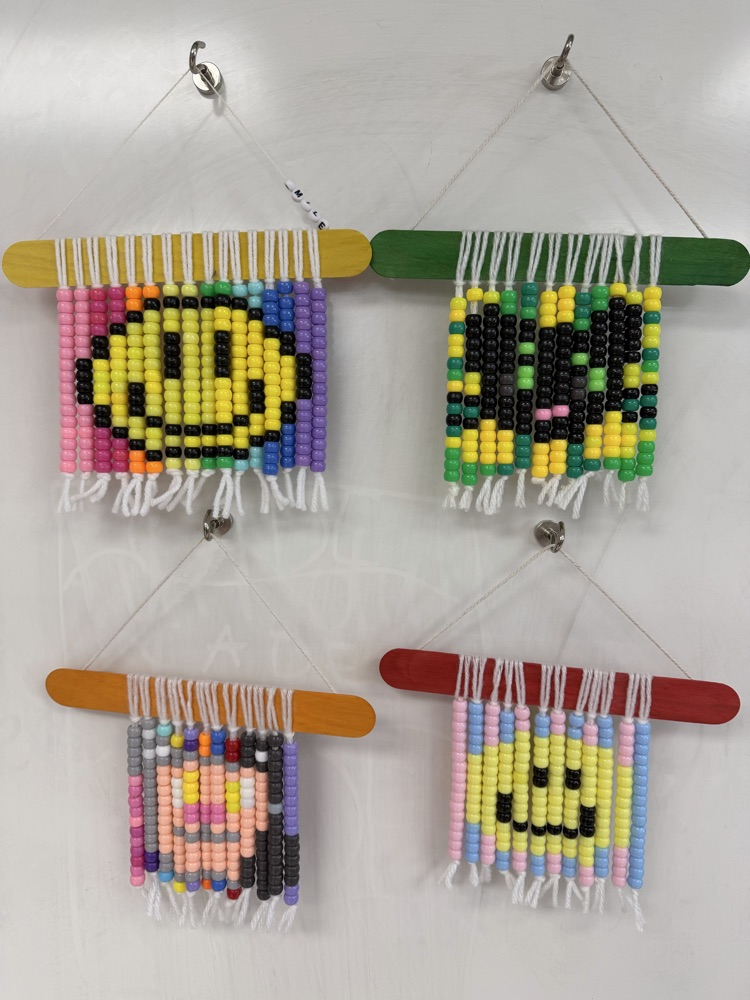 beaded “pixel art"