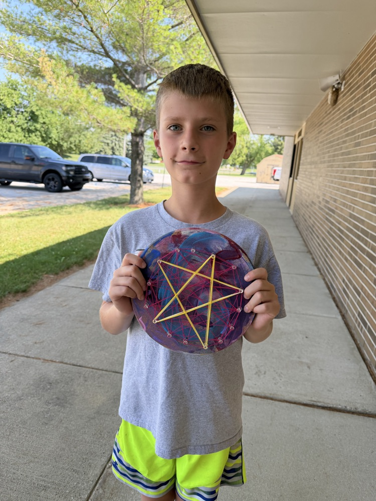 Sam and his cool string art