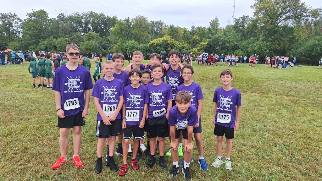 The SVMS boys - ready to race in the rain.
