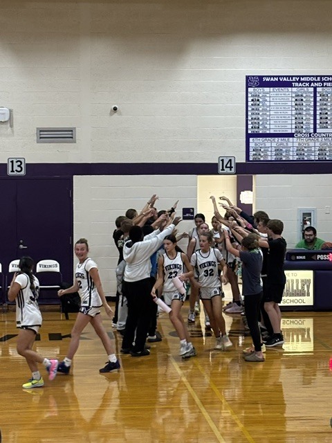 8th grade girls vs Hemlock
