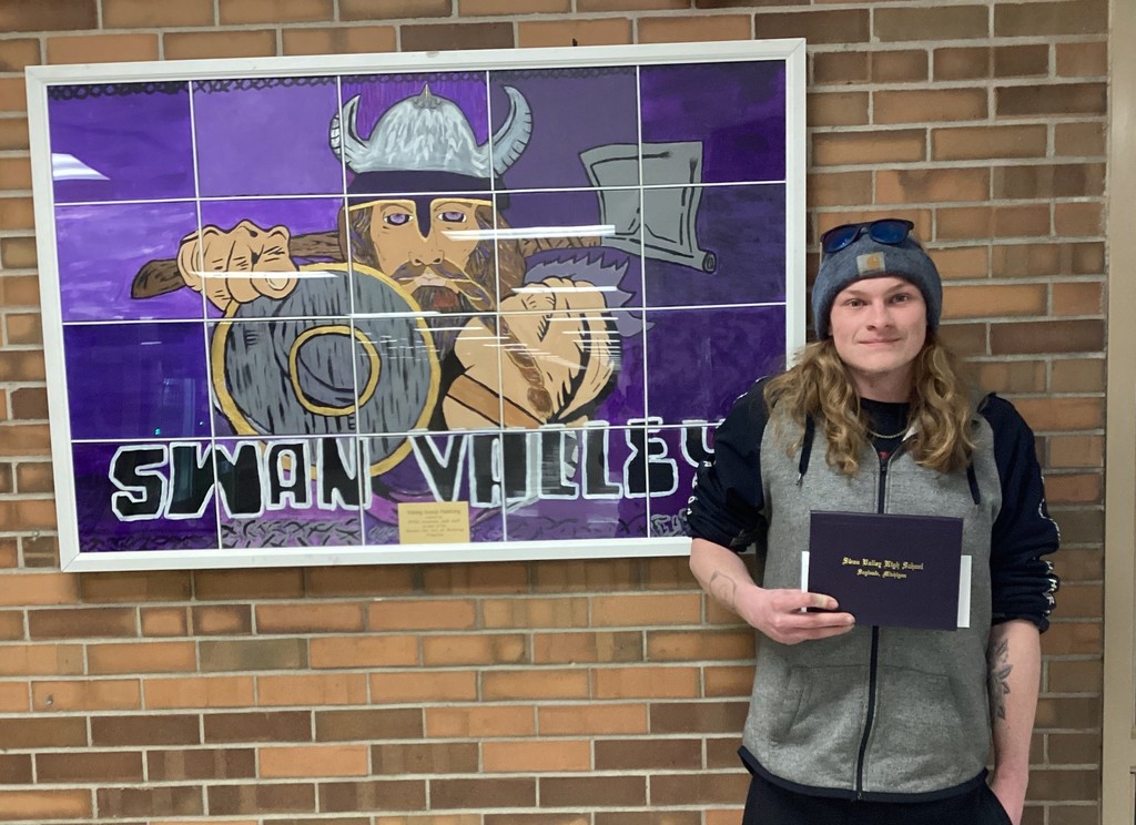 Greg Emerick 1st Adult Ed graduate of 2024