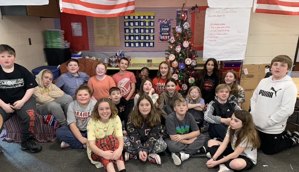 Mrs. Harbert's Class and their gratitude tree