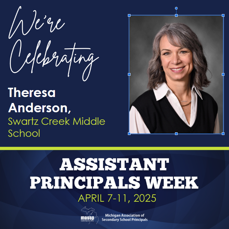 Picture celebrating Theresa Anderson Assistant Principal