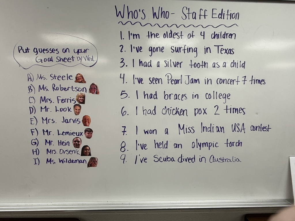 Who’s Who: Staff Edition