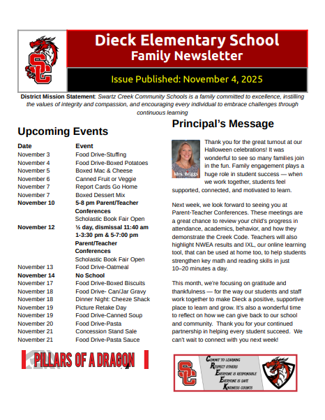 Dieck Family Newsletter