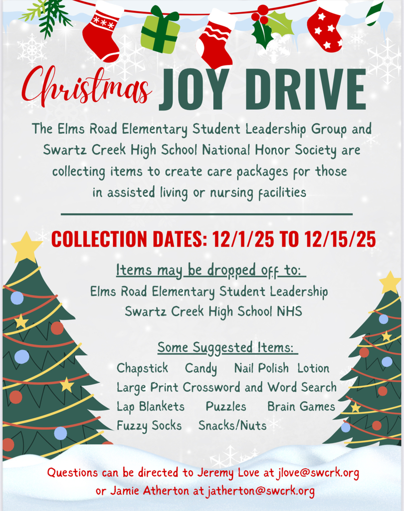Elms/HS Christmas Joy Drive