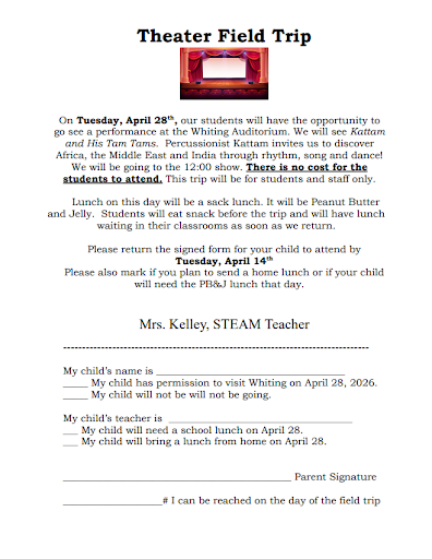 field trip Permission Slip form