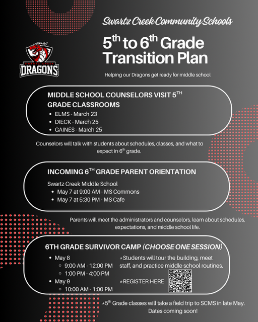 5th and 6th Grade Transition Plan