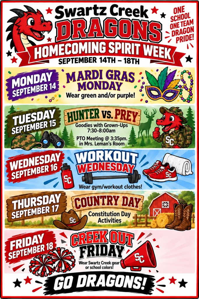 Homecoming Week is September 14-18