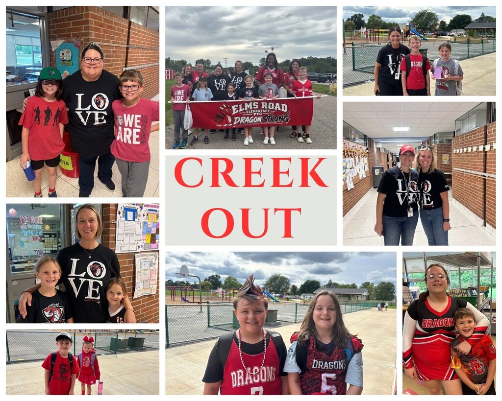 creek out collage