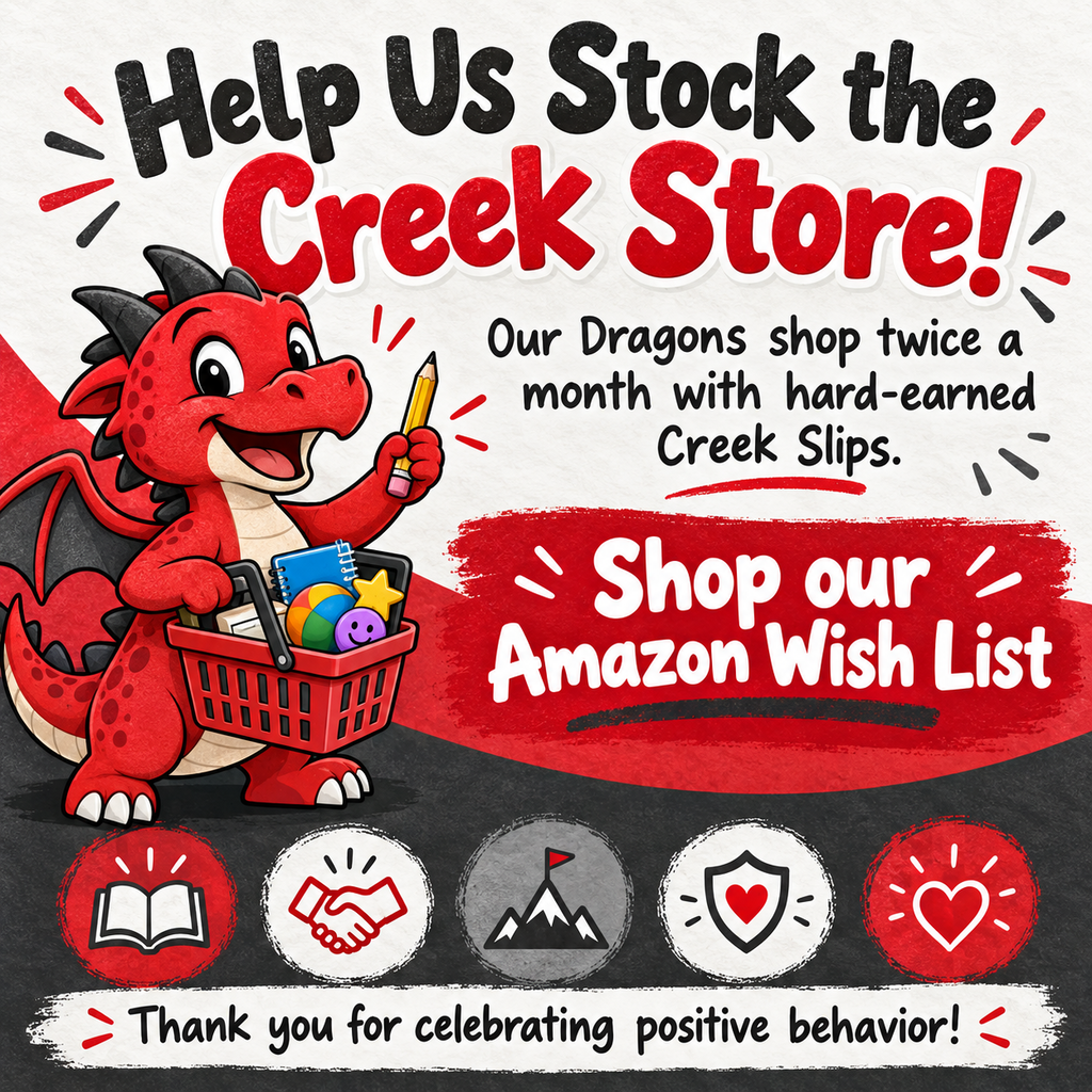 Help Us stock the Creek Store with our Amazon Wish List