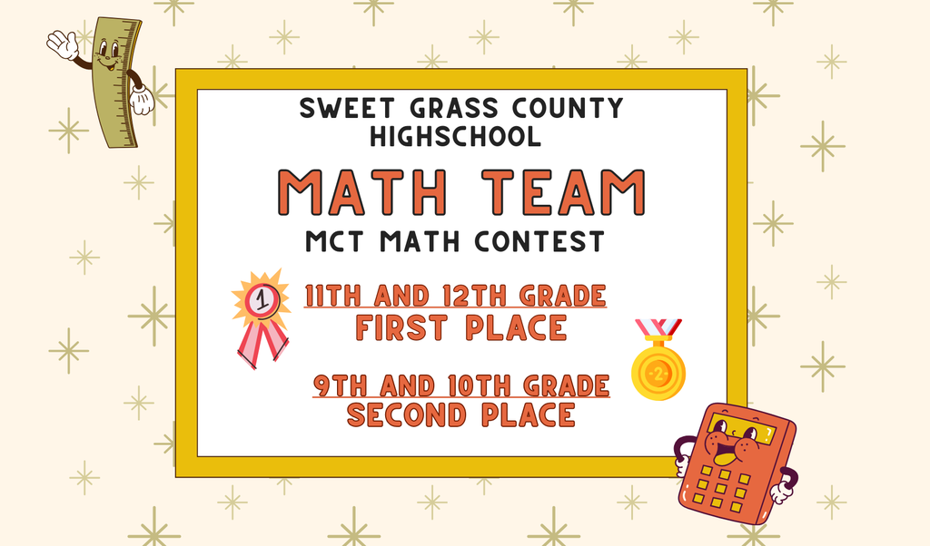 Congratulations Math Team