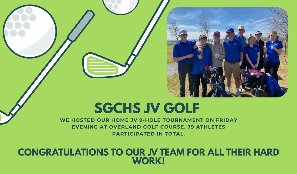 SHCHS Varsity golf team at their home meet