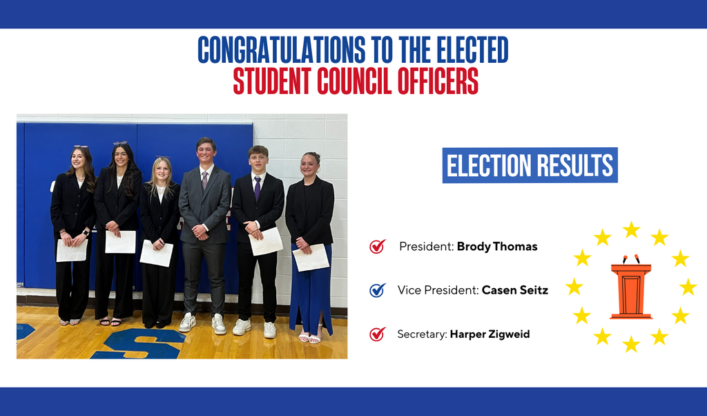 SGCHS 2026-2027 Elected Student Council Officers