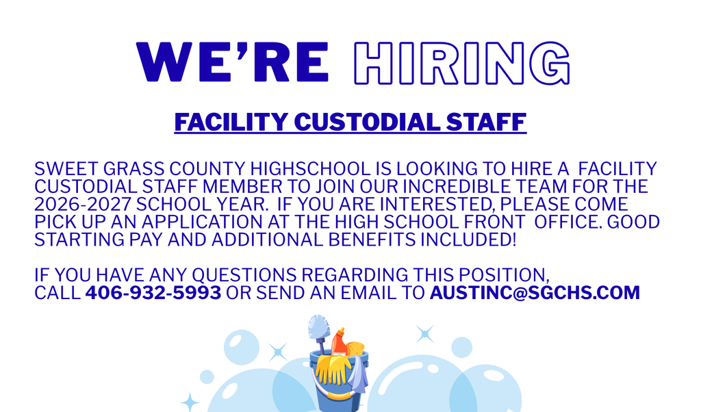 Hiring Facility Custodial Staff member