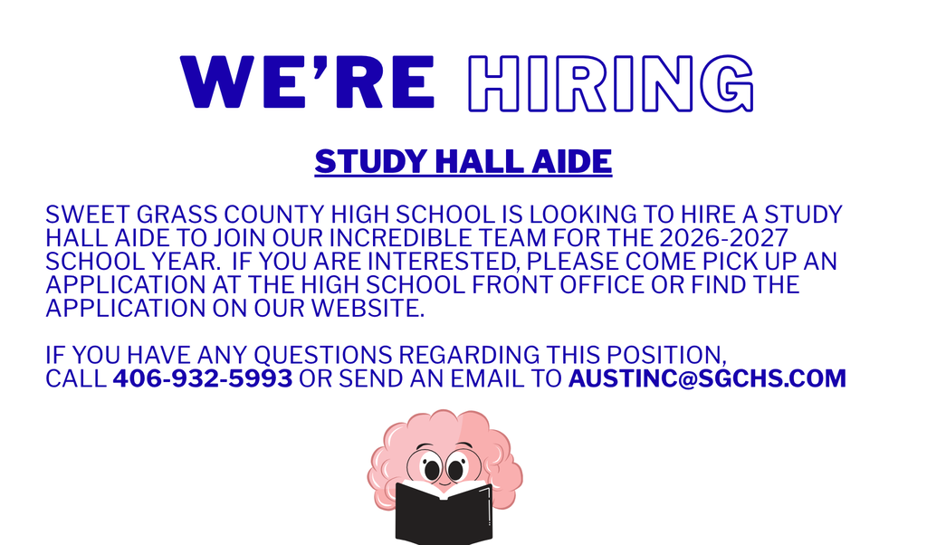 Hiring Study Hall Aide