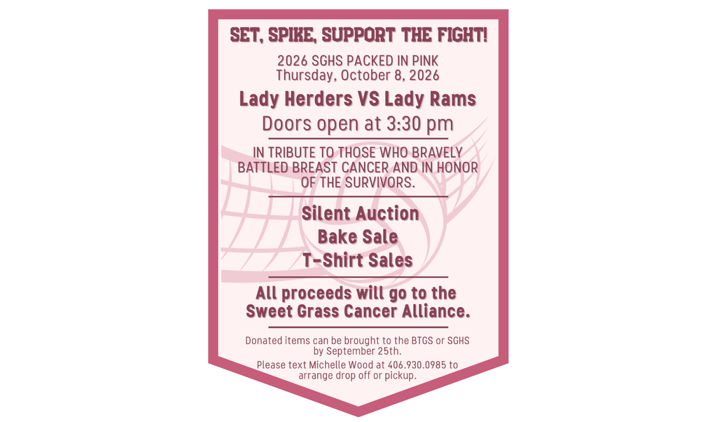 SGHS Pink Night is 2026-10-8! See you there!