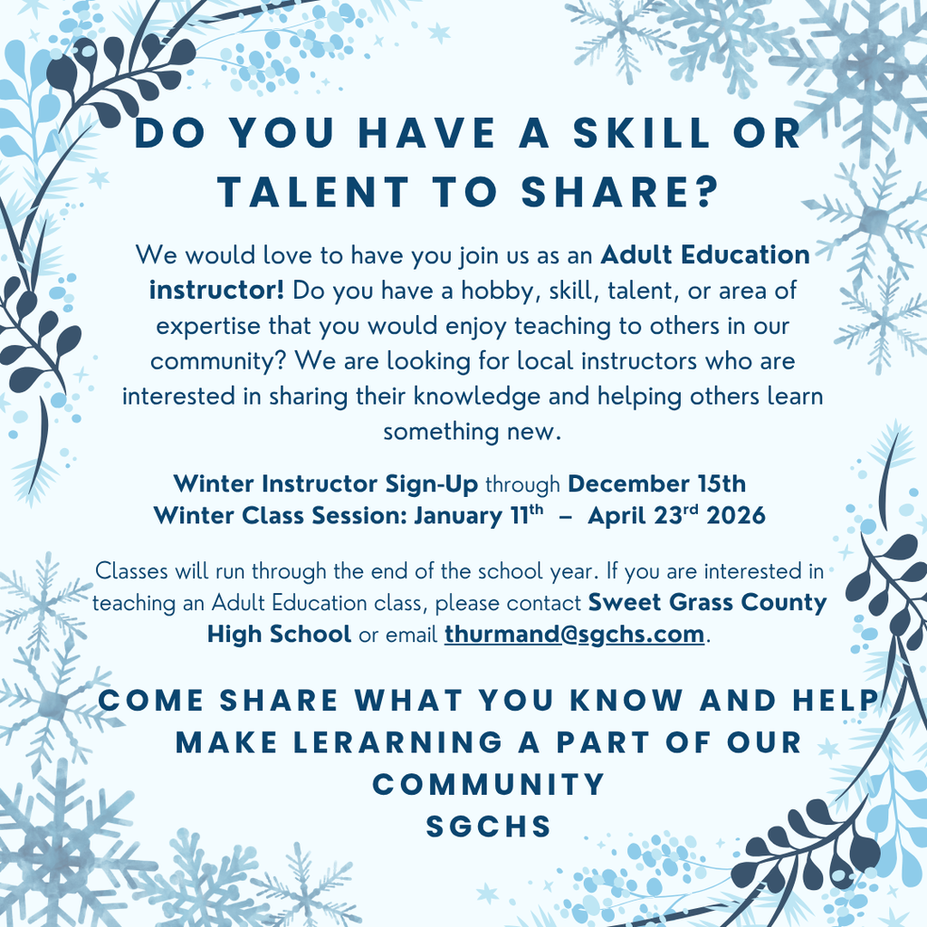 Looking for Adult Education Instructors