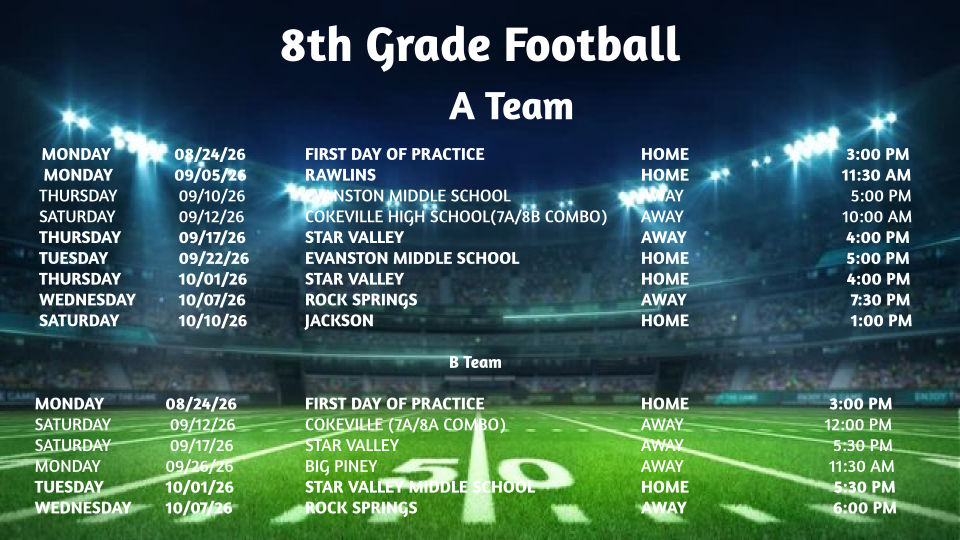 8th Grade Football