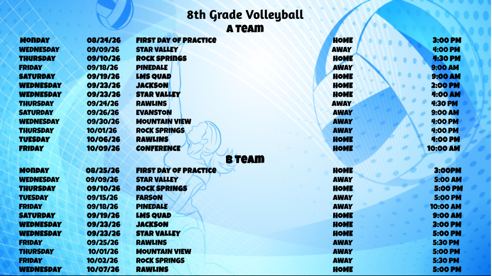 8th Grade Volley Ball