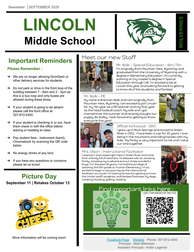 September News Letter