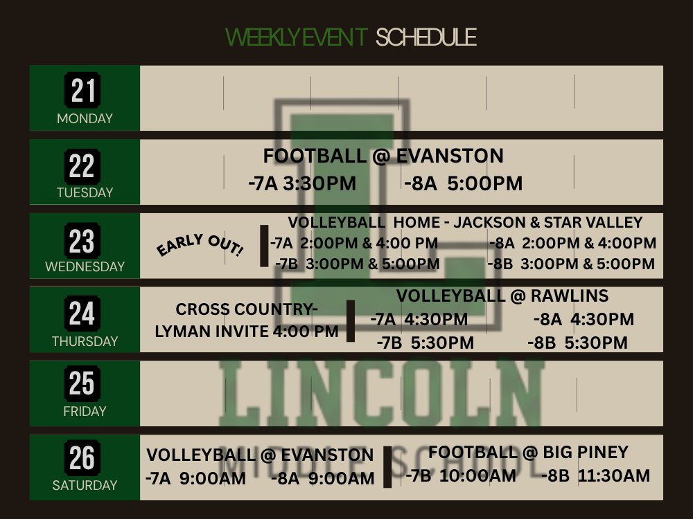Weekly Events