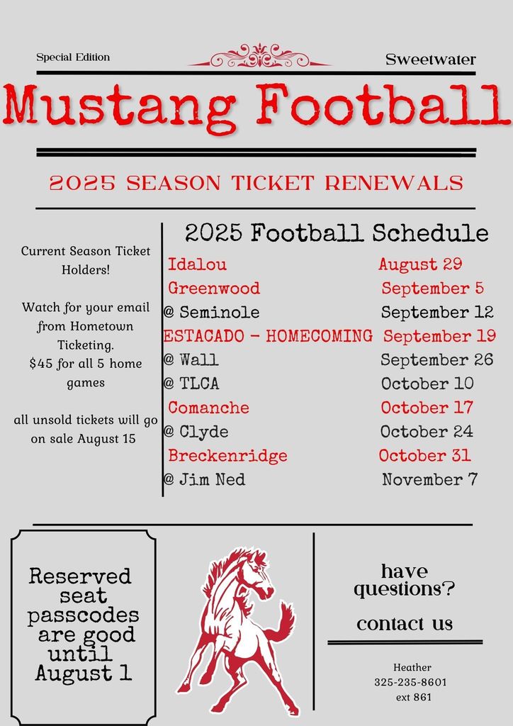 Season Ticket flyer
