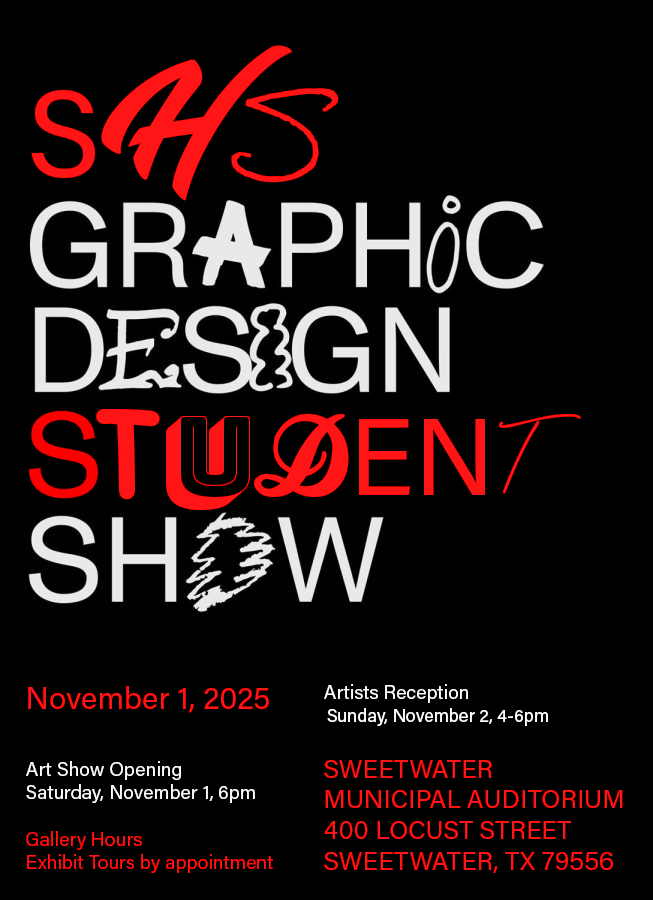 SHS Graphic Design Student Art Show - Sat Nov 1