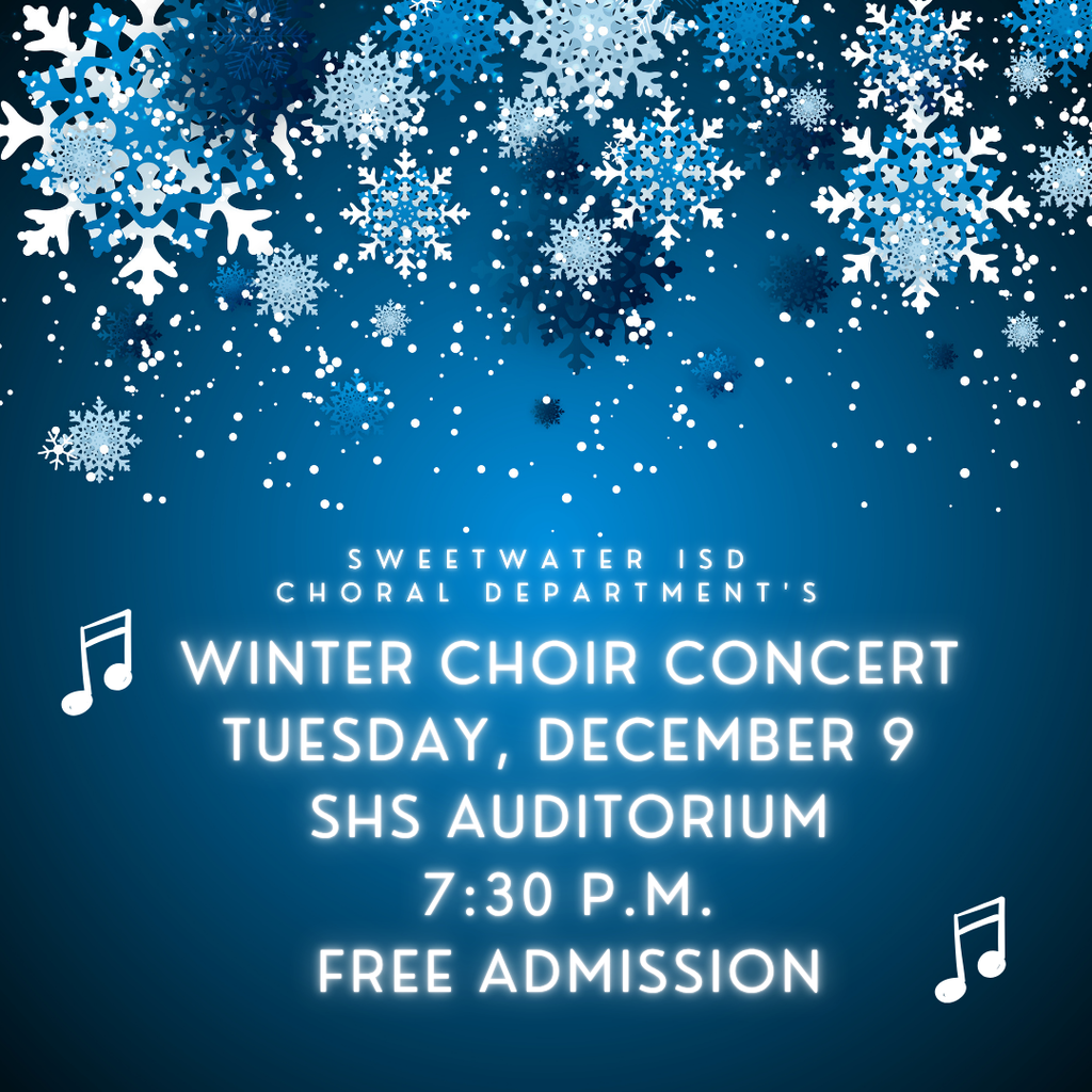 SHS Winter Choir Concert Dec 9 2025