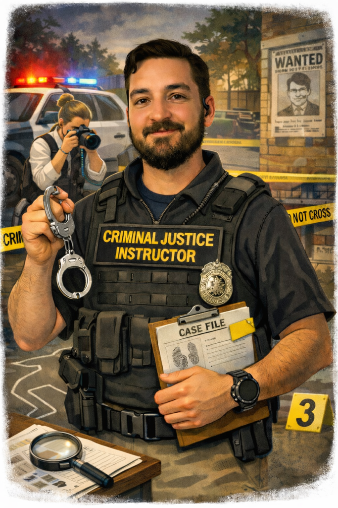 Logan Sharp, Criminal Justice