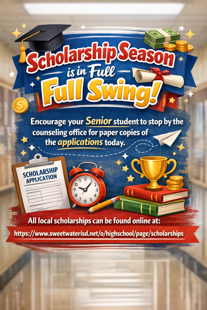 Scholarship season promotional graphic