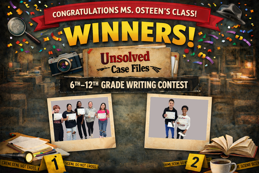 writing contest winners from Osteen's class