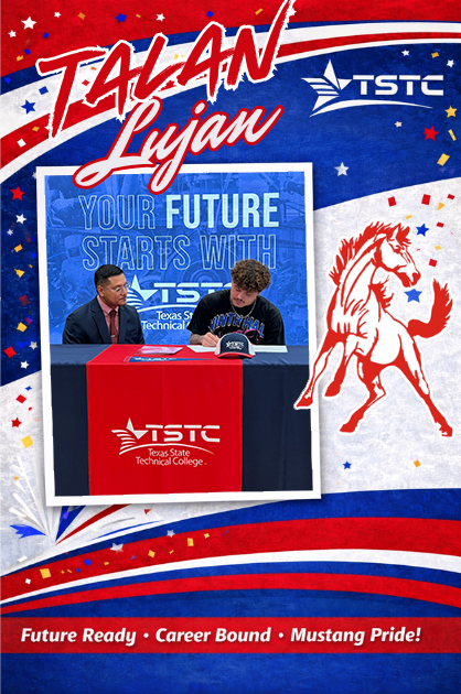 Talan Lujan signing with TSTC