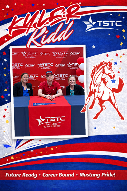 Kyler Kidd signing with TSTC