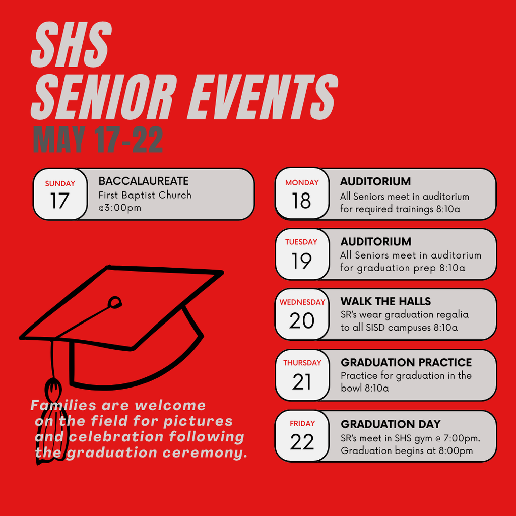 2026 Senior Events