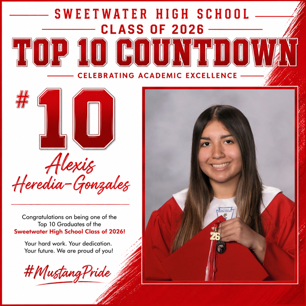 Alexis Heredia -Gonzales Top Ten Graduate