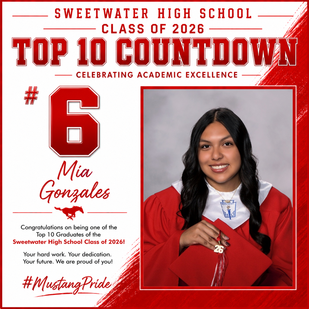 Mia Gonzales Top Ten Graduate