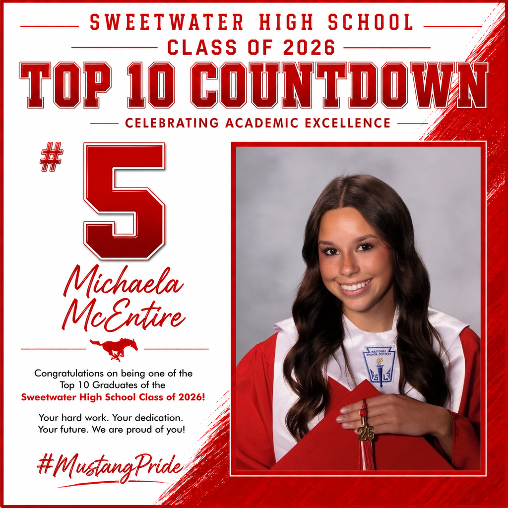 Michaela McEntire Top Ten Graduate
