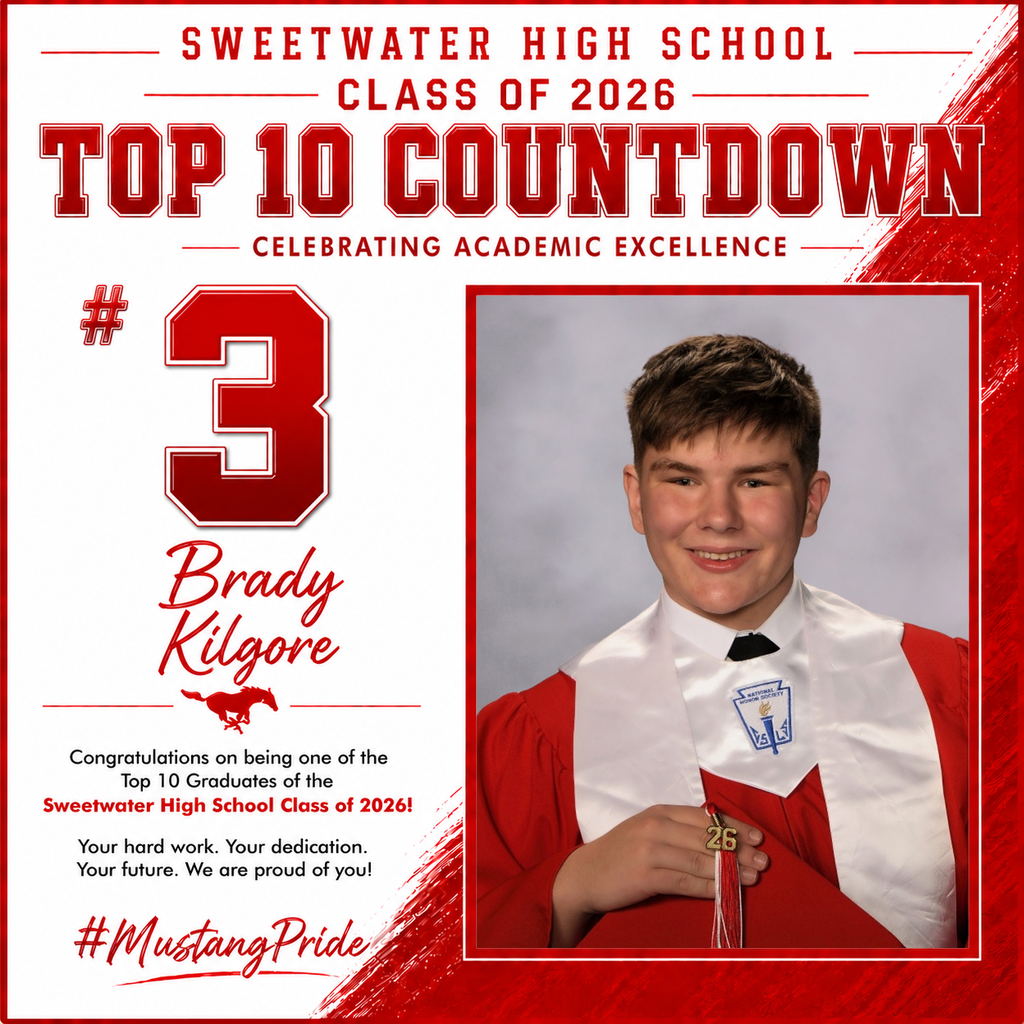 Brady Kilgore Top Ten Graduate