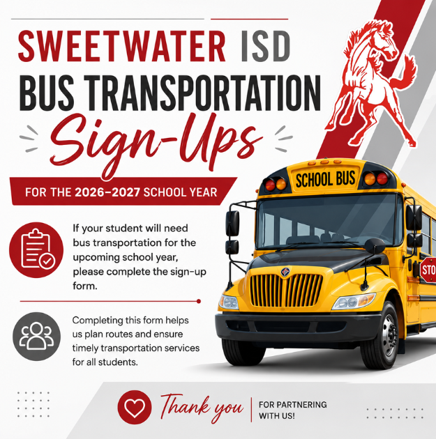 Sweetwater ISD Bus Transportation Sign-ups
