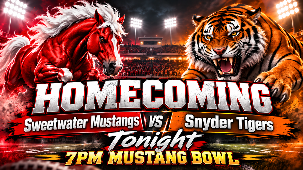 Sweetwater Mustangs Homecoming vs Snyder Tigers