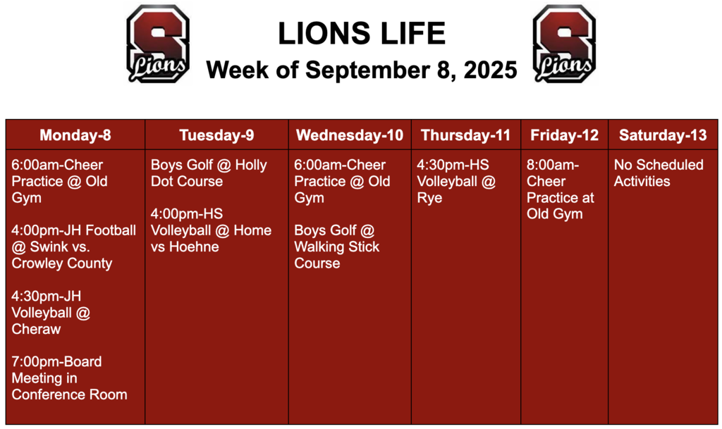 Lions Life-September 8, 2025