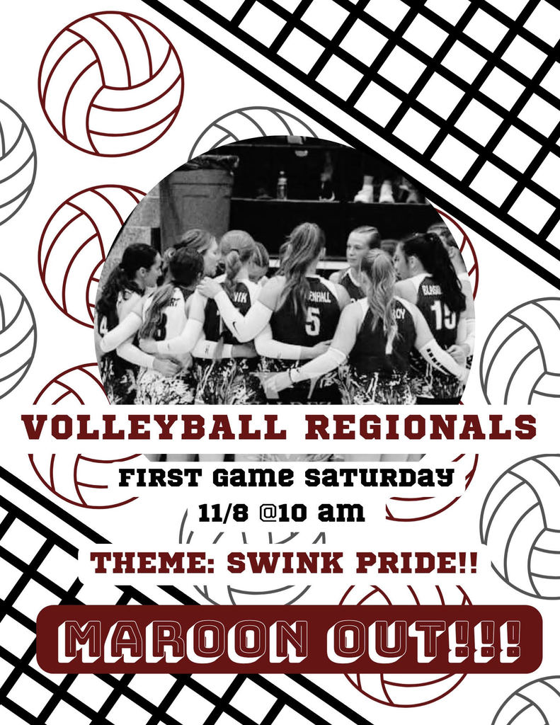 Regional Volleyball Theme: Swink Pride!