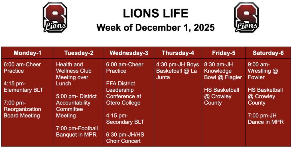 Lions Life-December 1