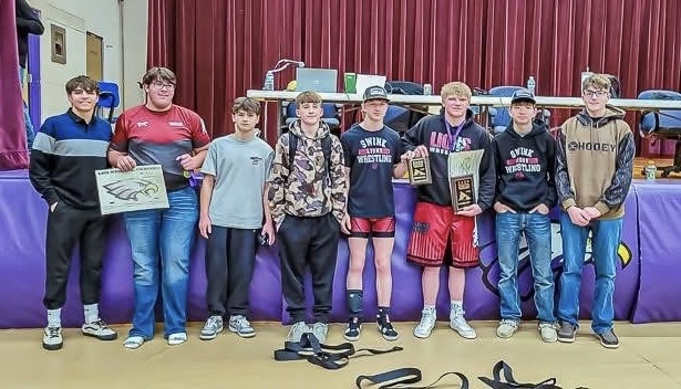 Swink Wrestlers take 2nd place at Eads
