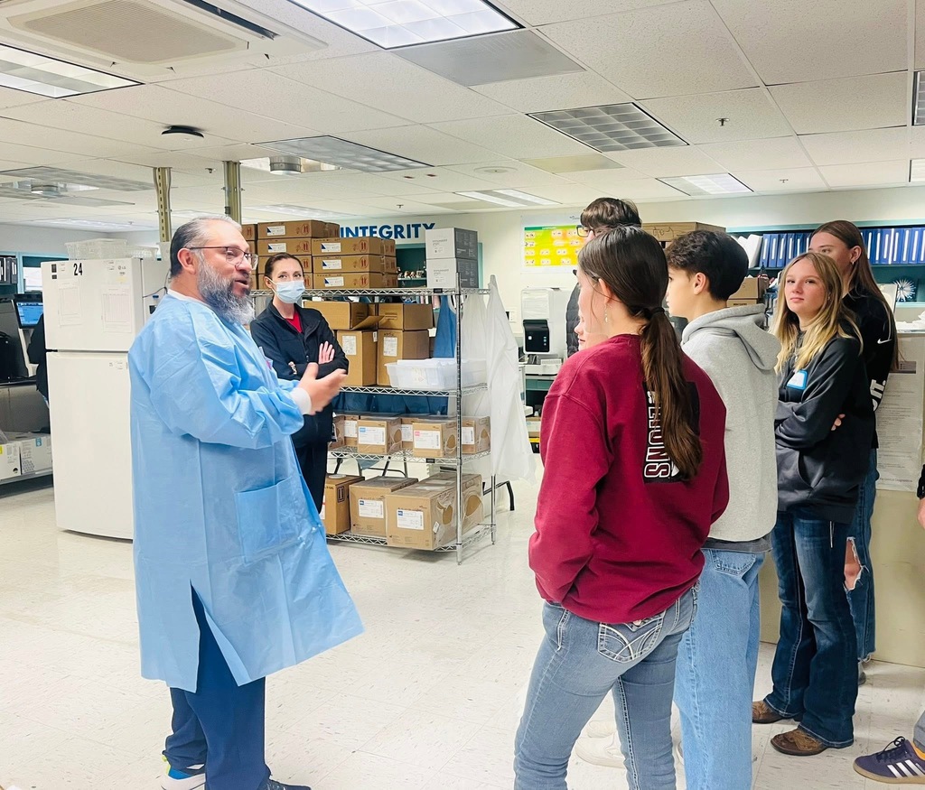 AVRMC Tour with Swink Students