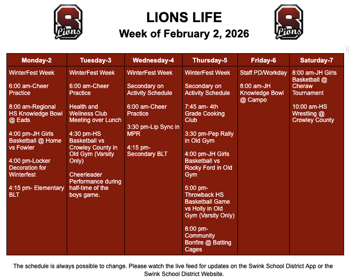 Lions Life-February 2